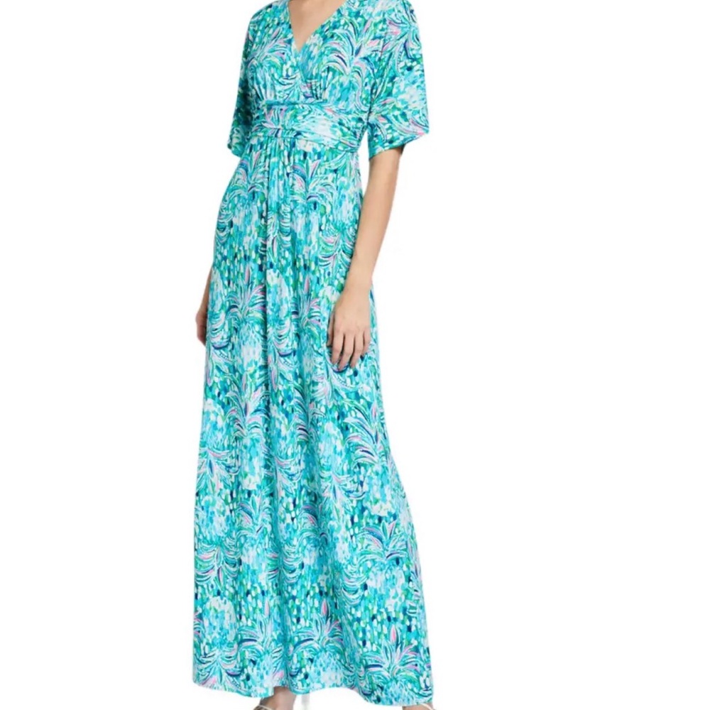 Lilly Pulitzer Parigi V-Neck Maxi Dress